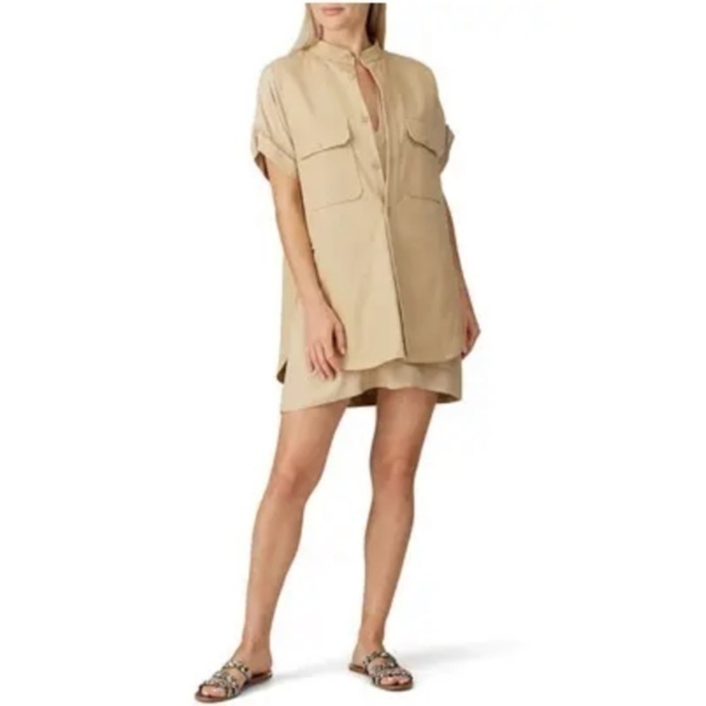 Equipment Tan Acaena Dress